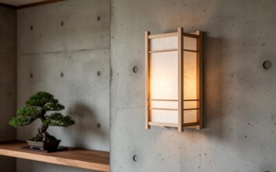 Design Zen et Élégance : Découvrez l&rsquo;Applique Murale Japonaise NIPPON pour un Éclairage Apaisant